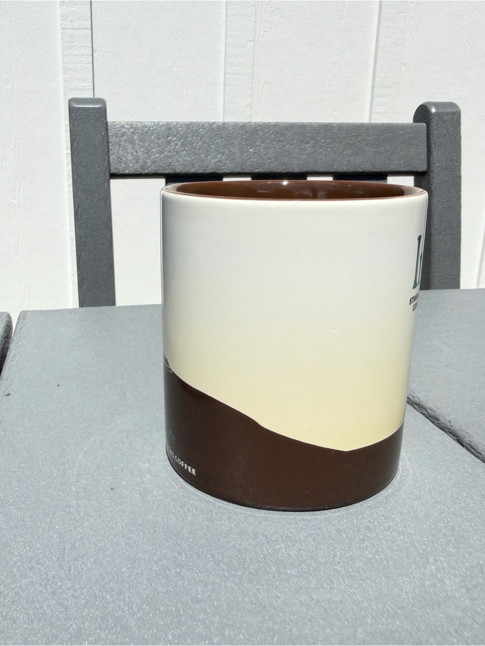 Starbucks Ireland Ceramic Mug 16 oz — Cream, Brown & Green - Picture 2 of 6